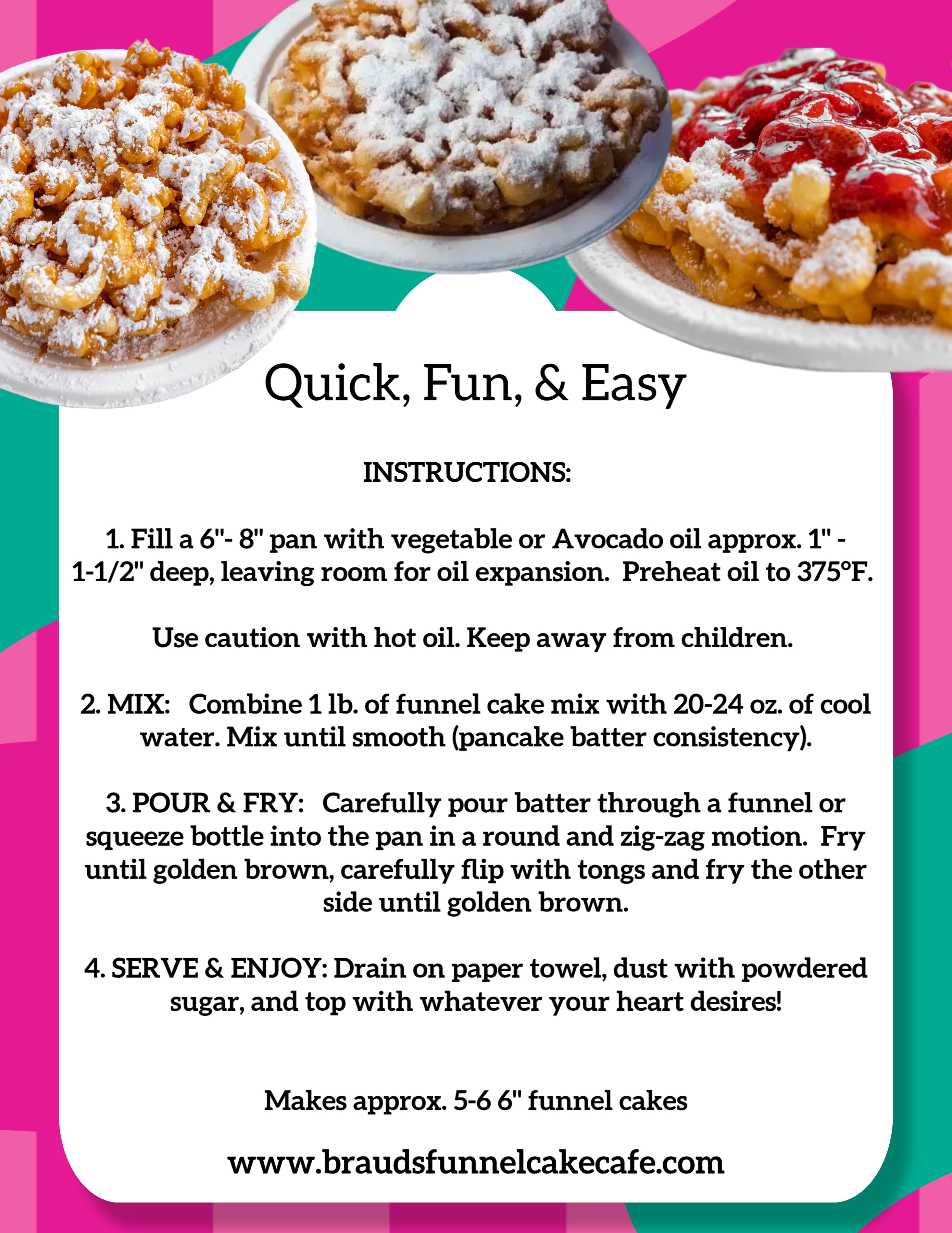 Braud's Funnel Cake Mix